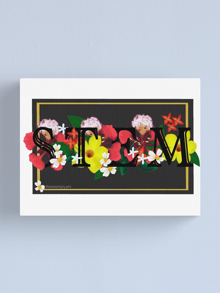 Alternate view of Flowers & STEM Canvas Print