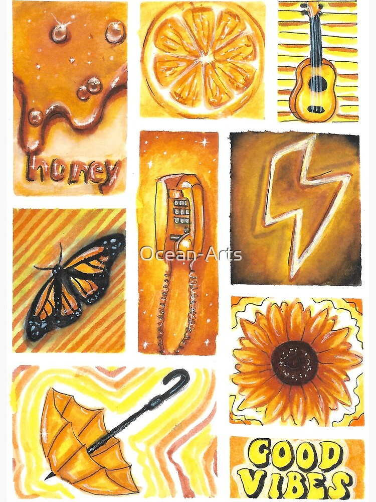 Yellow Aesthetic💛 Art Journal Ideas  Art journal, Creative art, Aesthetic  art