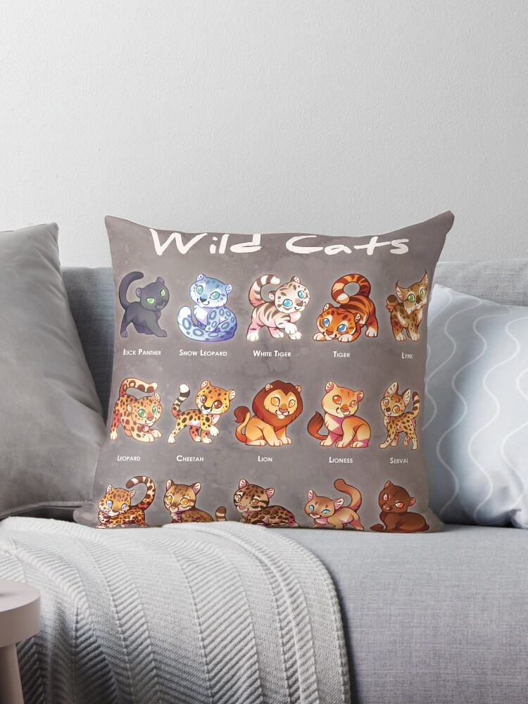 Various Linen Tiger Cushion Pillow Covers FREE Ship USA The Great Cat