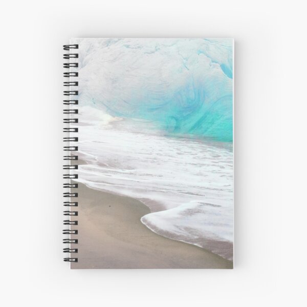 Blue Ocean Summer Beach Waves | Spiral Notebook