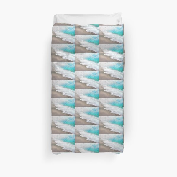 Blue Ice and Warm Waters Duvet Cover