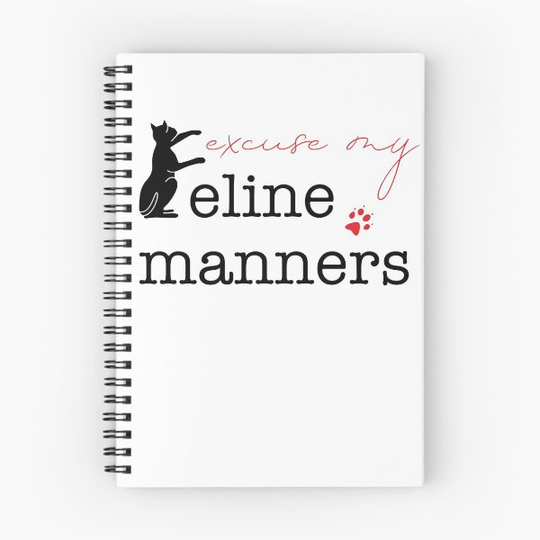 Item preview, Excuse my feline manners designed and sold by MarinaGreen.