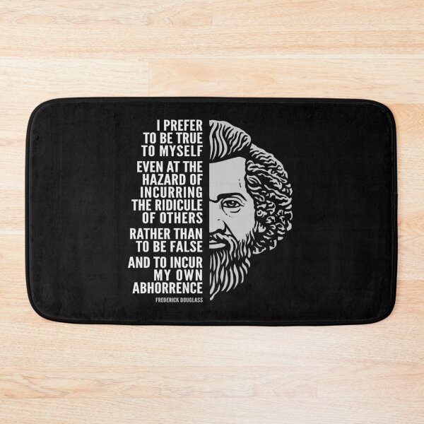 Item preview, Frederick Douglass Inspirational Quote: True To Myself designed and sold by Elvin Dantes.