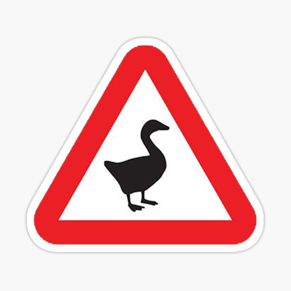 "Untitled Goose Game Logo" Sticker for Sale by gsill Redbubble