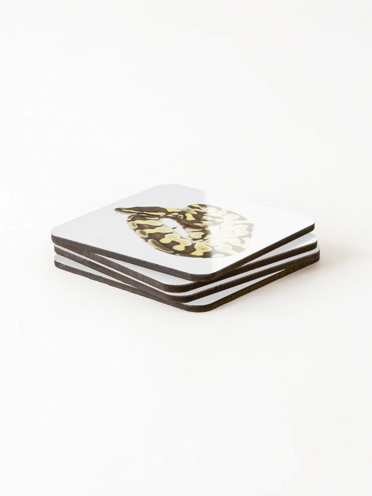 Thumbnail 4 of 5, Coasters (Set of 4), Enchi Lesser ball python designed and sold by BDesignerMorphs.
