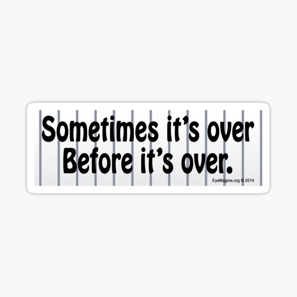 Yogi Aphorism Sticker