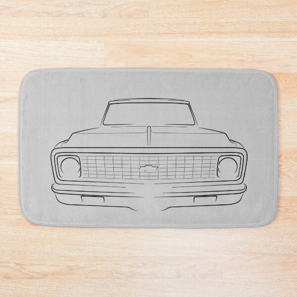 Item preview, C-10 Pickup - front stencil, black designed and sold by mal-photography.