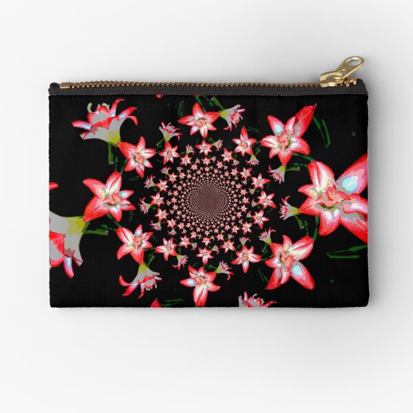 Lillies Forever Zipper Pouch