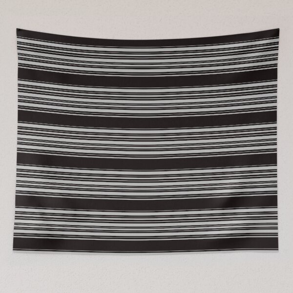 Item preview, Modern Stripe Pattern Black and Gray designed and sold by redjaygraphics.