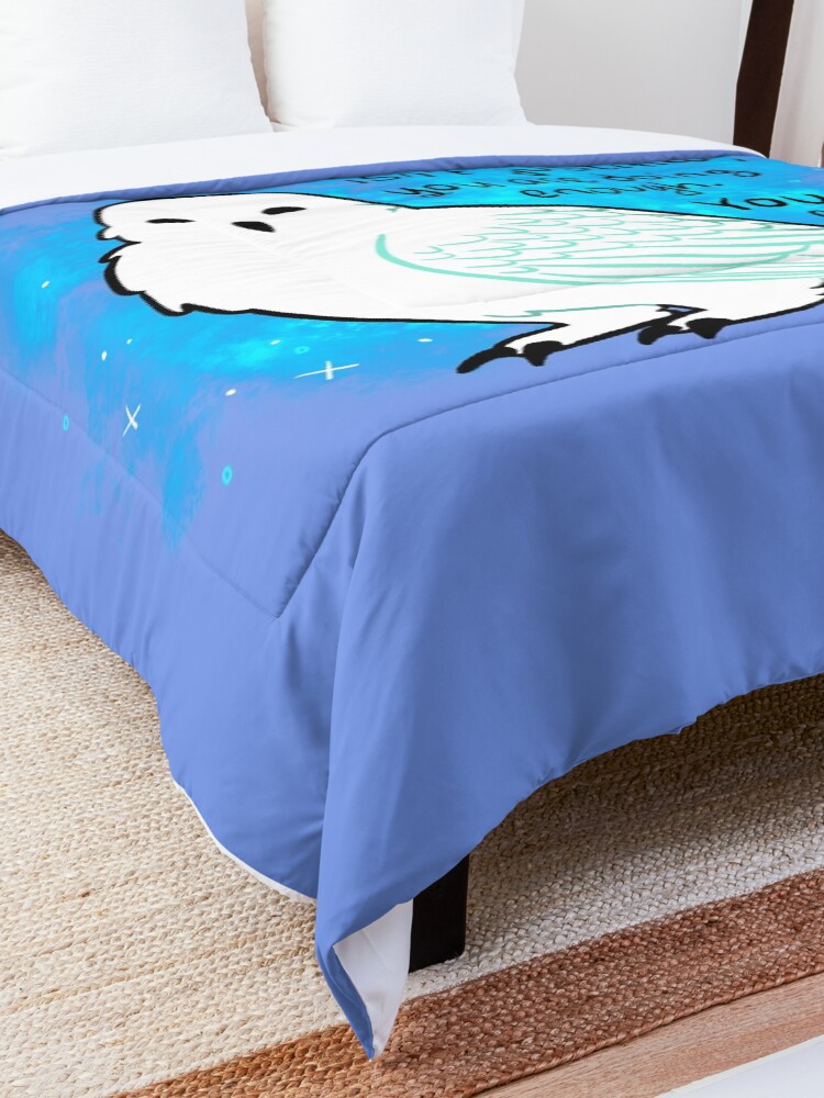 Alternate view of "You Are Enough" Snowy Owl Comforter