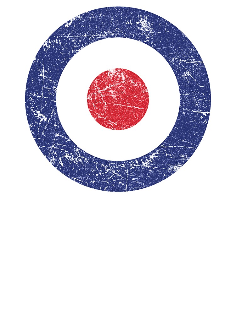 Distressed Target Bullseye British Raf Roundel T-Shirt Distressed Target Bullseye British Raf Roundel T-Shirt