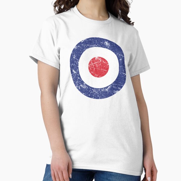 Item preview, Distressed Target Bullseye British RAF Roundel design designed and sold by phoxydesign.