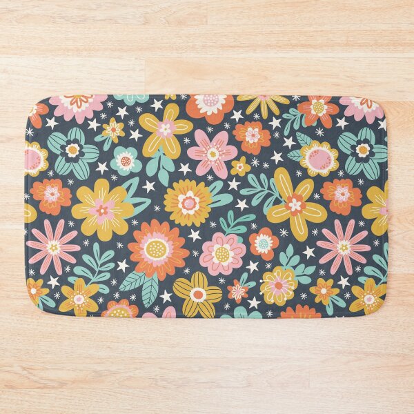 Item preview, Happy Floral designed and sold by Allison Romero Design.