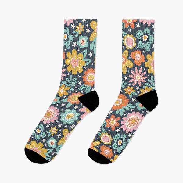 Item preview, Happy Floral designed and sold by Allison Romero Design.