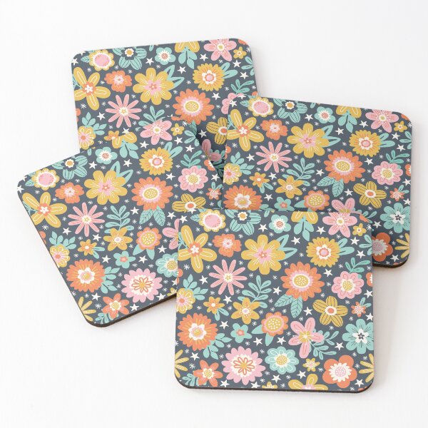 Item preview, Happy Floral designed and sold by Allison Romero Design.