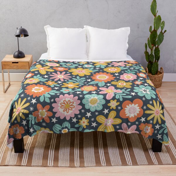 Item preview, Happy Floral designed and sold by Allison Romero Design.