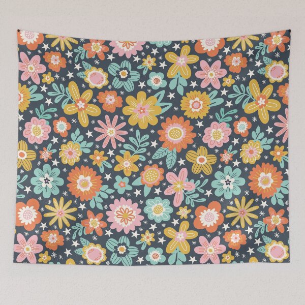 Item preview, Happy Floral designed and sold by Allison Romero Design.