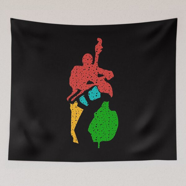 Item preview,  Colorful Funny Jazz Bass and Sax Musicians designed and sold by jazzworldquest.