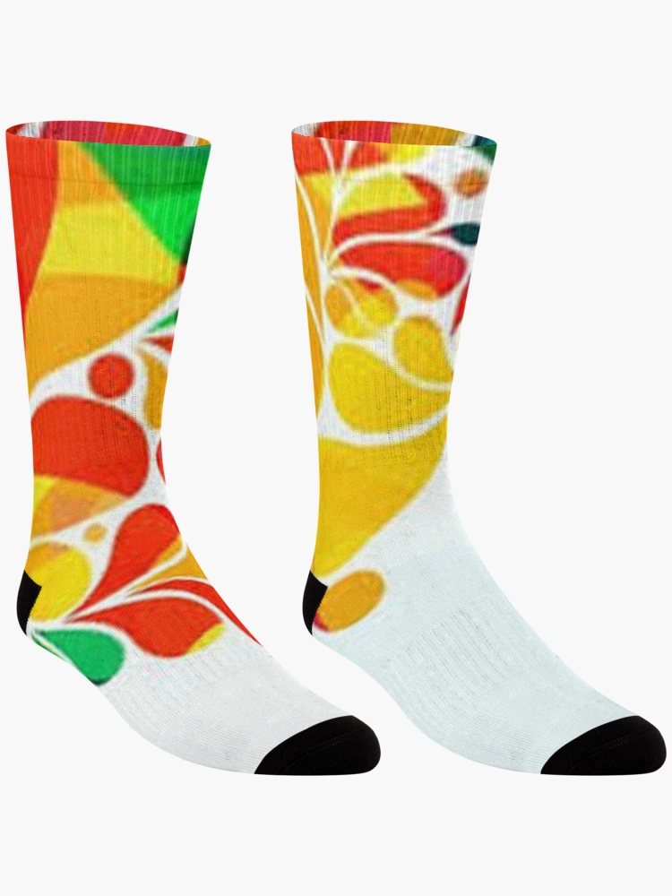 Thumbnail 3 of 5, Socks, colorfull pattern yet simple designed and sold by Rimscollection.