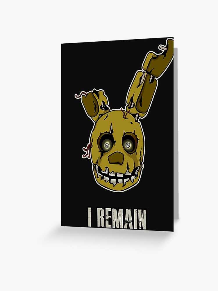 Five Nights at Freddy's - FNAF 3 - Springtrap - I Remain Postcard