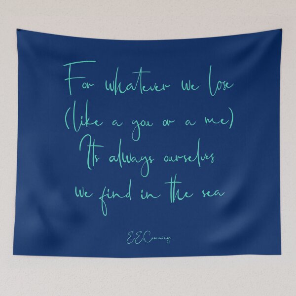 Item preview, EE Cummings: For whatever we lose Print designed and sold by Skippingbird.