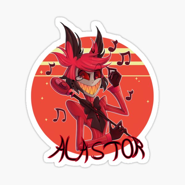 Hazbin Hotel Alastor Pegatina