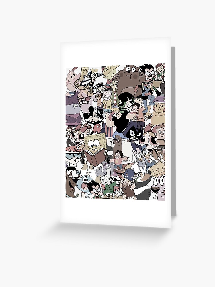 Cartoon Network Greeting Card By Hotchilipeppers Redbubble