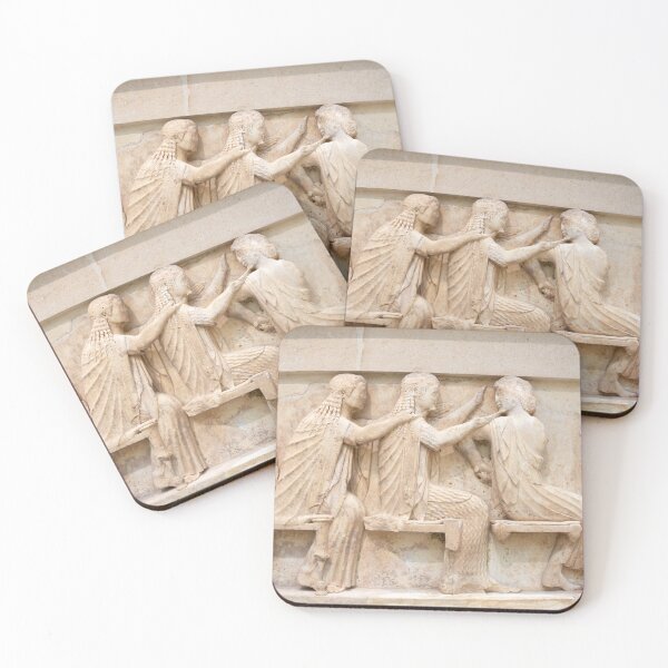 Item preview, Carved frieze of Greek Figures. designed and sold by Anne Scantlebury.