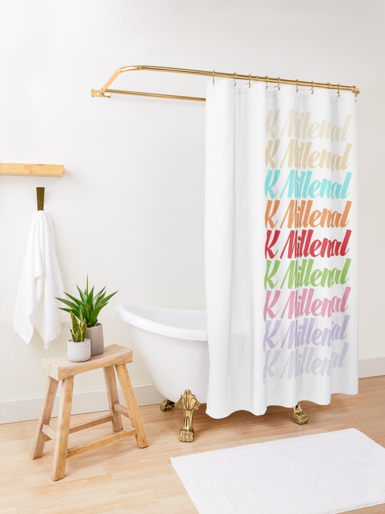 Alternate view of OK Millennial Shower Curtain