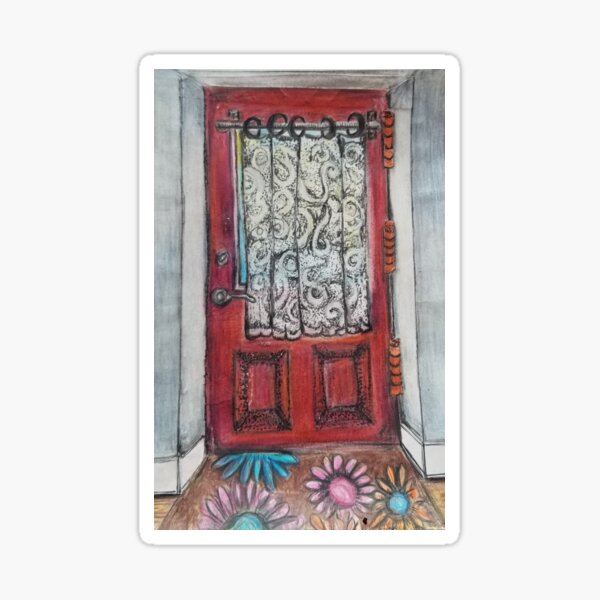 Item preview, Happy Door designed and sold by radicalcanvas.