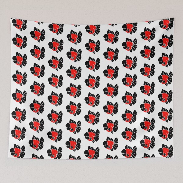 Item preview, Oranda Black and Red Goldfish Logo 20 C2 designed and sold by Nosnah.