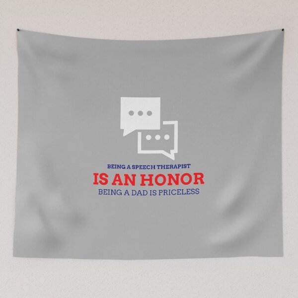 Item preview, Being A Speech Therapist Is An Honor, Being A Dad Is Priceless designed and sold by EdifyEra.