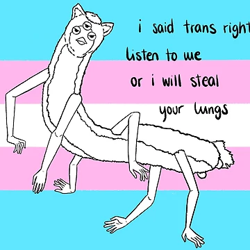 Artwork thumbnail, Trans Rights Furby by hellhoundm