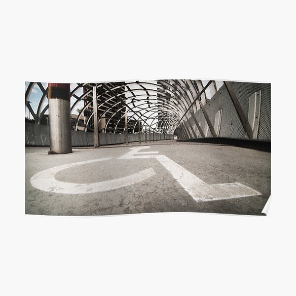 webb bridge wheelchair Poster