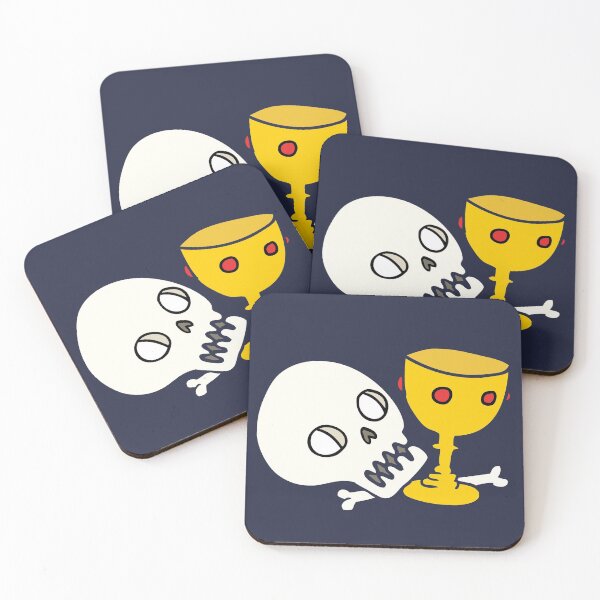 Item preview, Feast of Enemies: Skull and Goblet designed and sold by HeckYeahTees.