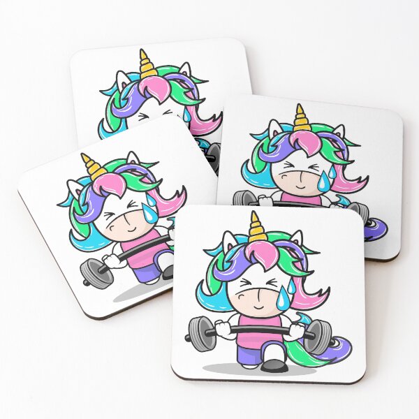 Item preview, Weightlifting Unicorn  designed and sold by Jarkells.