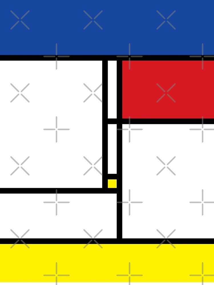 Mondrian Minimalist De Stijl Modern Art © fatfatin by fatfatin