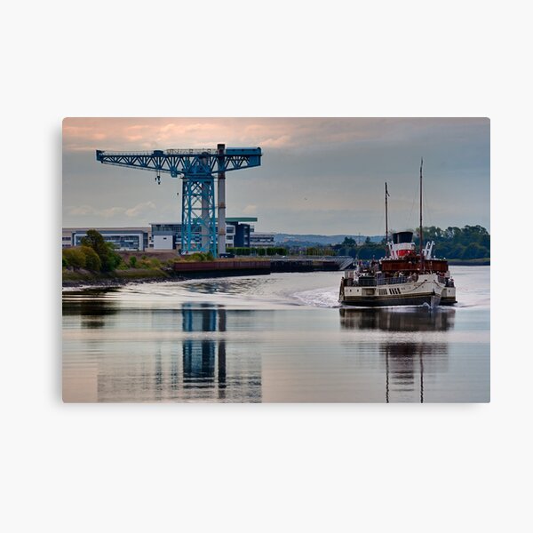 PS Waverley @ Clydebank Titan Canvas Print
