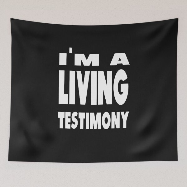 Item preview, I'm A Living Testimony designed and sold by dara4uall.