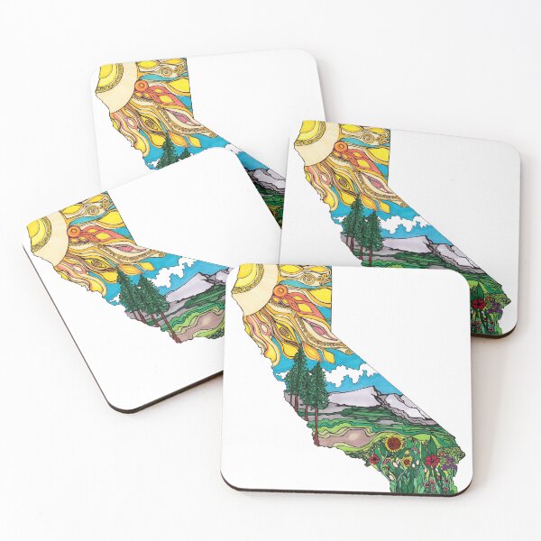 Item preview, California is Love designed and sold by JillelaineArt.
