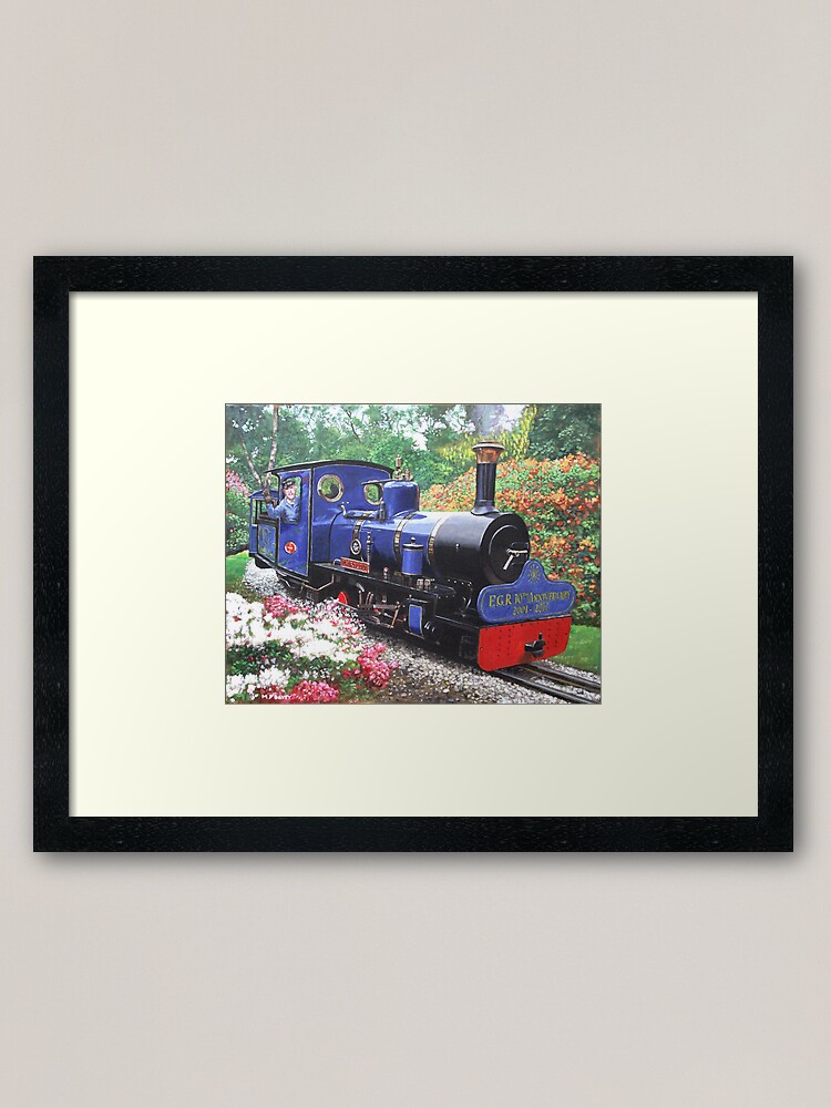 Alternate view of exbury steam railway 10th anniversary Framed Art Print