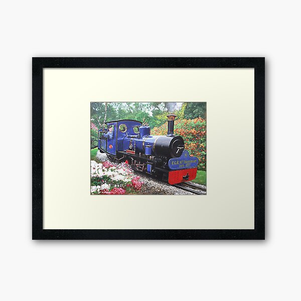 exbury steam railway 10th anniversary Framed Art Print