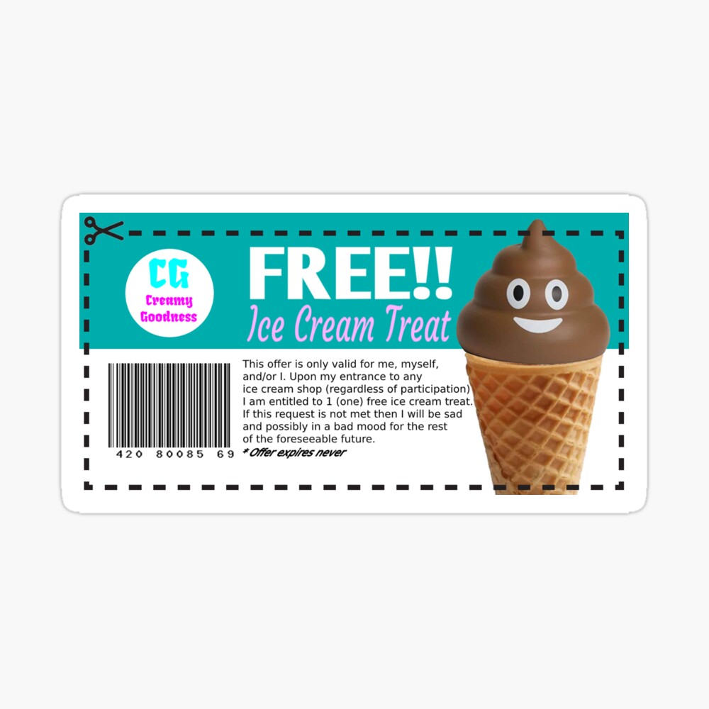 Ice Cream Coupon Set Royalty Free Vector Image 41% OFF