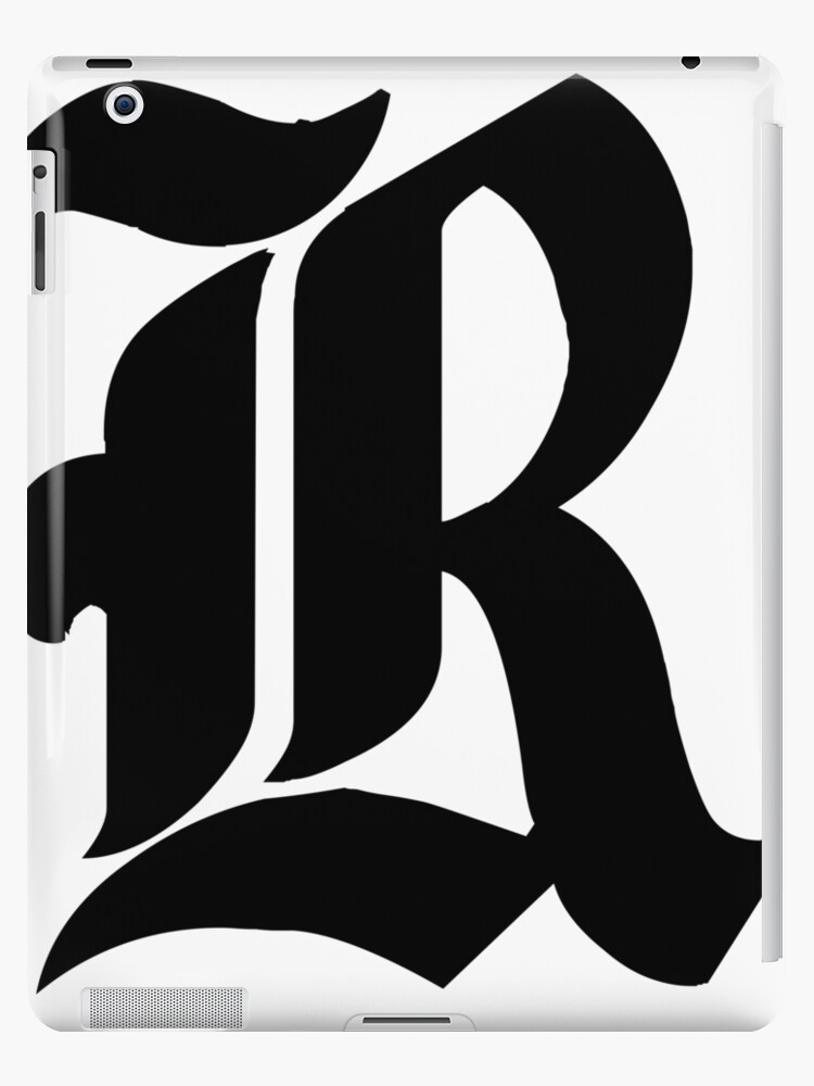 D - old English font lettering iPad Case & Skin for Sale by Drayziken