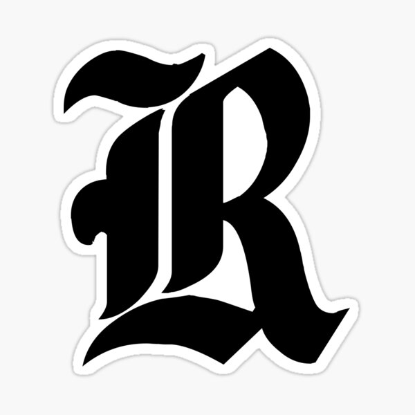 old english font letter r