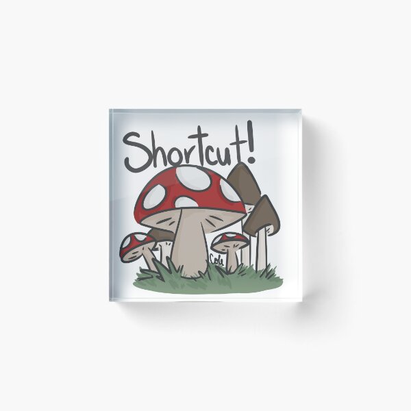 Item preview, Shortcut to mushrooms designed and sold by ArtbyCole.