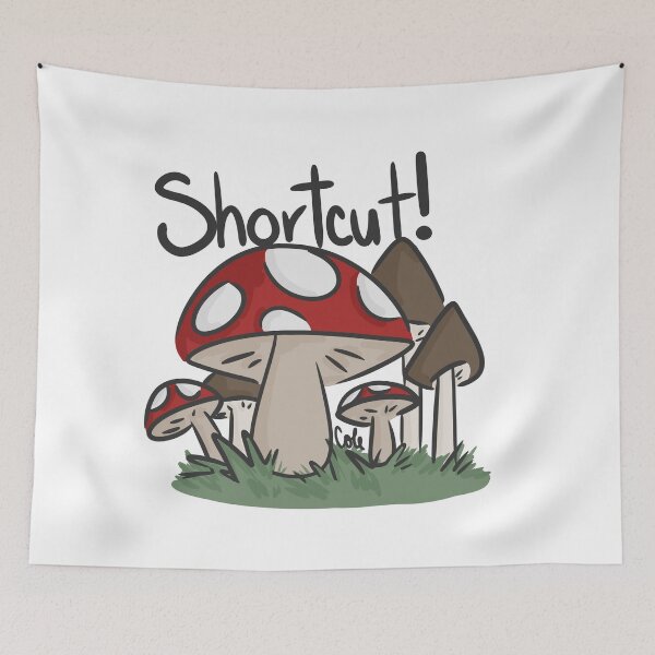 Item preview, Shortcut to mushrooms designed and sold by ArtbyCole.