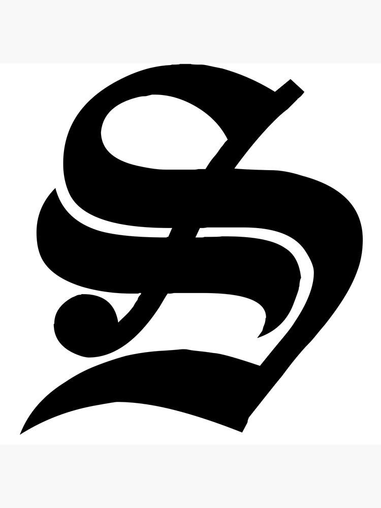 old english font the letter s