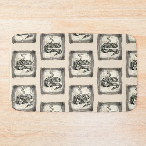 Item preview, Rattlesnake Snake Vintage Black White  designed and sold by AZGuzmans.