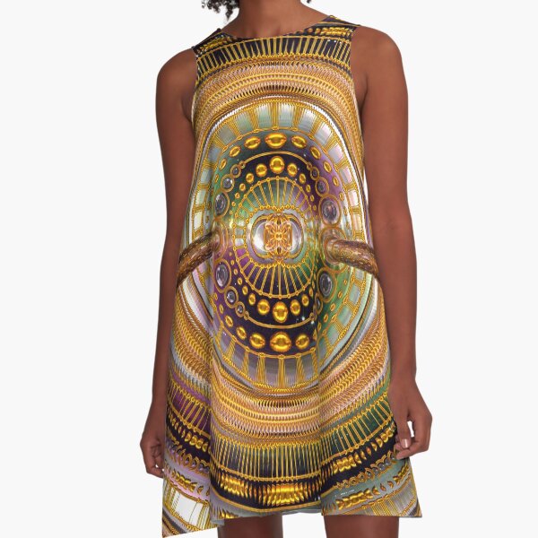 2nd Dimension Healing Code A-Line Dress